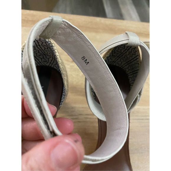 Anthropologie Matt Bernson Meridian Heels Natural Raffia Heels, Size 8, MP $250 - Picture 5 of 10